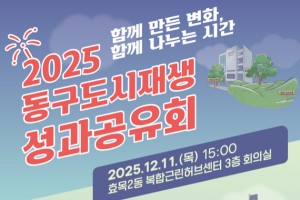 도시재생 동향